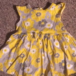 Carter’s 0-3 month yellow flower dress